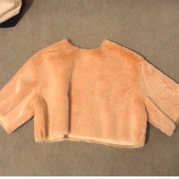 Zara faux fur cropped sweater - Picture 4 of 4